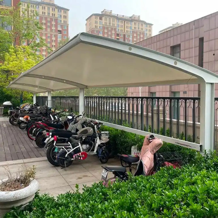 确山县膜结构电动车棚